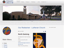 Tablet Screenshot of ourredeemer-geelong.org